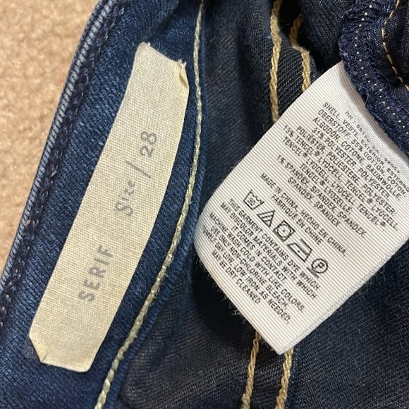 Pilcro and the Letterpress -Serif sz 28 skinny jeans - Picture 2 of 7